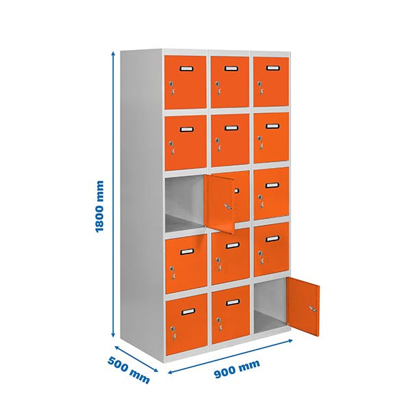Locker Simonlocker Prof.Mon.5 Door 3/15 300 (900) Gr/Na - (1800x900x500)