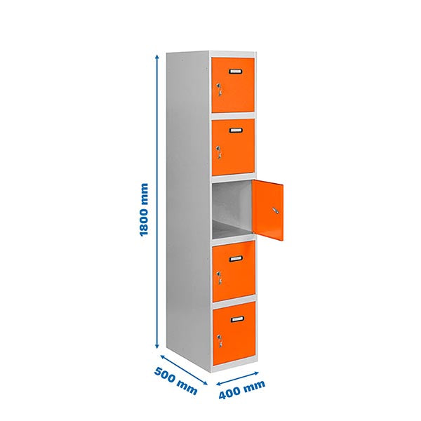 Locker Simonlocker Prof.Mon.5 Door 1/5 400 Gr/Na - (1800x400x500)