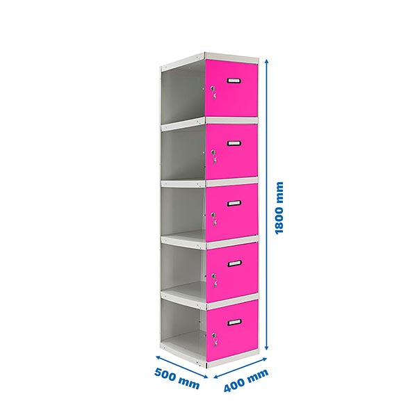 Locker Simonlocker Prof.Dism.5 Door 1/5 400 Adi Gr/Rs - (1800x400x500)