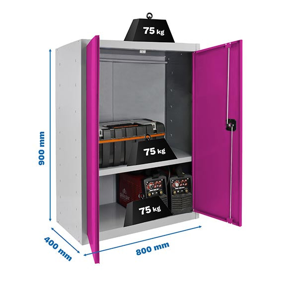 Armário Simonlocker Prof.Mon.Multi. 90x80x40 2/1 Gr/Rs - (900x800x400)