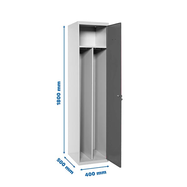Armário Simonlocker Prof.Dism.Single-Div 1/1 400 Ini Gr/An - (1800x400x500)