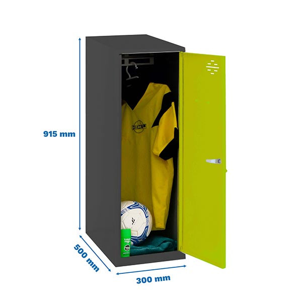 Locker Simonlocker Dism. Single Mini 915x300x500mm An/Ve - (915x300x500)