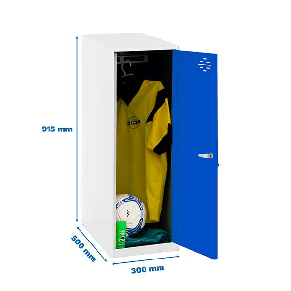 Locker Simonlocker Dism. Single Mini 915x300x500mm Bl/Az - (915x300x500)