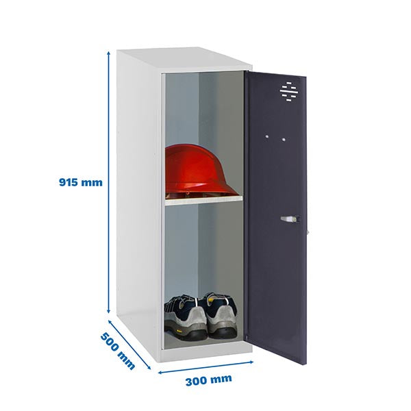 Armário Simonlocker Desm. Mini + Ban. 915x300x500mm Gr/An - (915x300x500)
