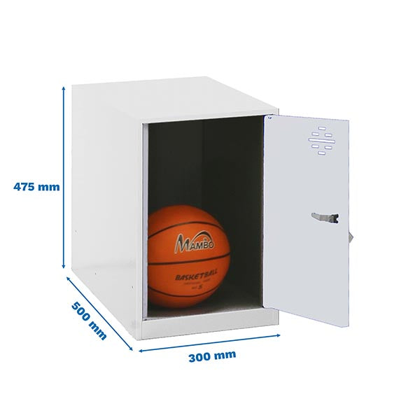 Armário Simonlocker Mon. Mini 475x300x500mm Preto/Preto - (475x300x500)