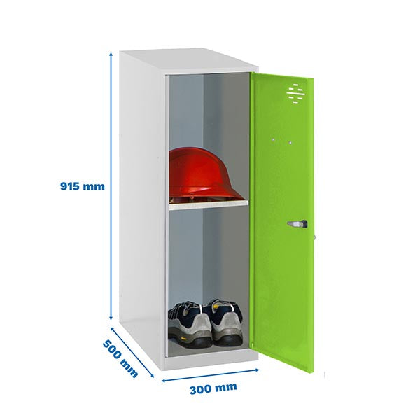 Locker Simonlocker Mon. Mini + Ban. 915x300x500mm Gr/Ve - (915x300x500)