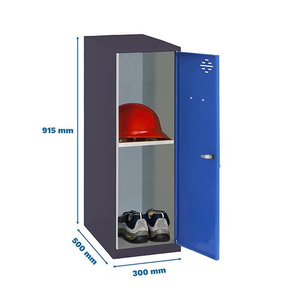 Taquilla Simonlocker Mon. Mini + Ban. 915x300x500mm An/Az - (915x300x500)