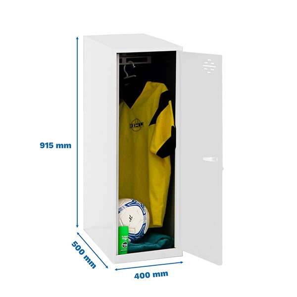 Locker Simonlocker Dism. Single Mini 915x400x500mm Bl/Bl - (915x400x500)