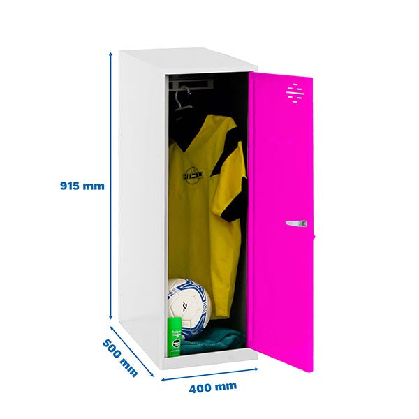 Locker Simonlocker Dism. Single Mini 915x400x500mm Bl/Ro - (915x400x500)