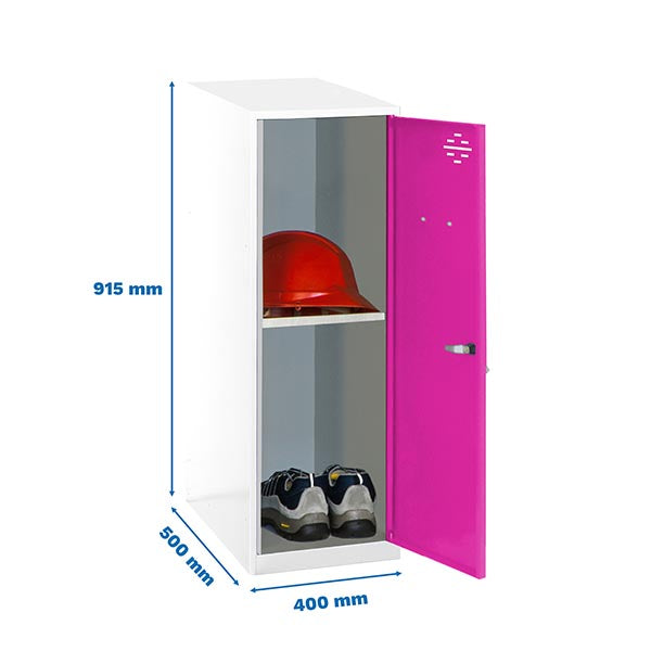Locker Simonlocker Mon. Mini + Ban. 915x400x500mm Bl/Ro - (915x400x500)