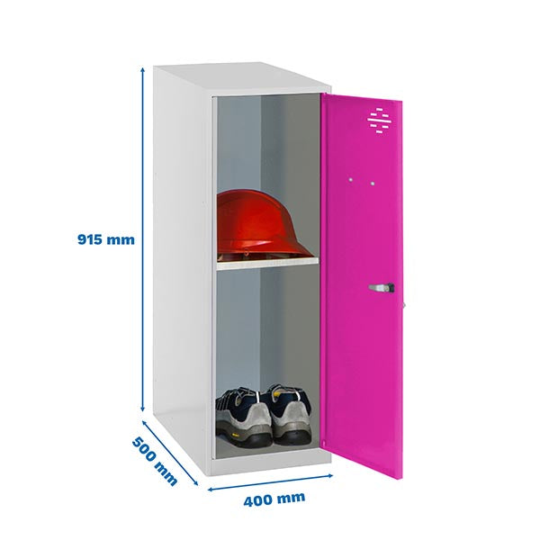 Locker Simonlocker Dism. Mini + Ban. 915x400x500mm Gr/Ro - (915x400x500)
