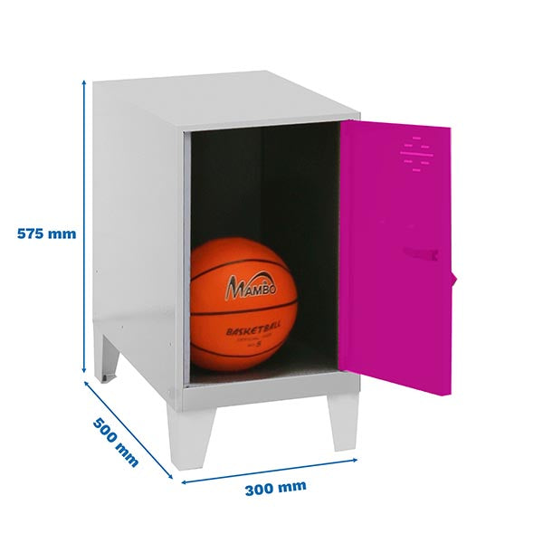 Locker Simonlocker Dism.Mini 475x300x500+Legs Gr/Ros - (575x300x500)