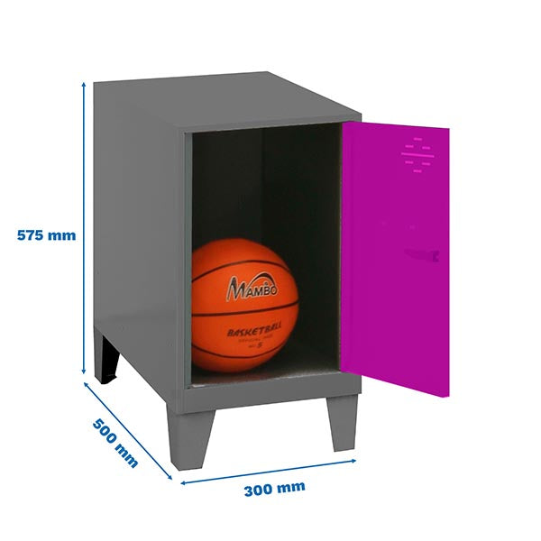 Locker Simonlocker Dism.Mini 475x300x500+Legs Ant/Ros - (575x300x500)