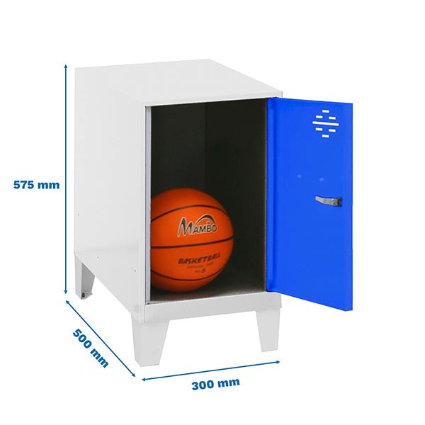 Locker Simonlocker Dism.Mini 475x300x500+Legs Bla/Azu - (575x300x500)
