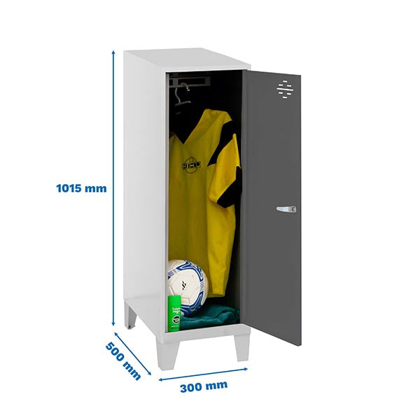 Locker Simonlocker Dism.Single Mini 915x300x500+Legs G/An - (1015x300x500)