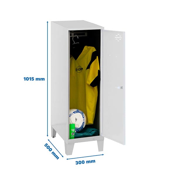 Locker Simonlocker Dism.Single Mini 915x300x500+Legs G/Bc - (1015x300x500)