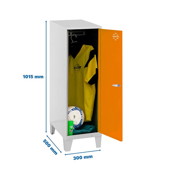Locker Simonlocker Dism.Single Mini 915x300x500+Legs G/Na - (1015x300x500)