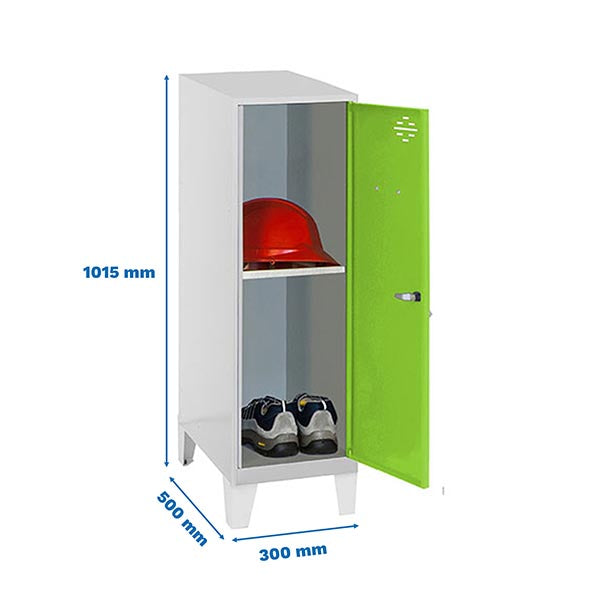 Locker Simonlocker Dism.Mini + Ban. 915x300x500+Legs G/Ve - (1015x300x500)