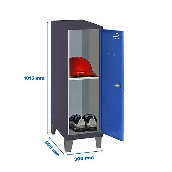 Locker Simonlocker Dism.Mini + Ban. 915x300x500+Pie An/Az - (1015x300x500)