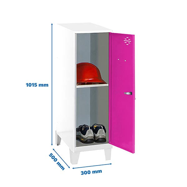 Locker Simonlocker Dism.Mini + Ban. 915x300x500+Legs B/Ro - (1015x300x500)