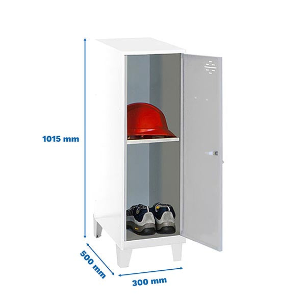 Locker Simonlocker Dism.Mini + Ban. 915x300x500+Legs B/G - (1015x300x500)