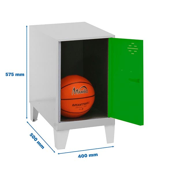 Armário Simonlocker Mon.Mini 475x400x500+Pernas Gr/Ver - (575x400x500)
