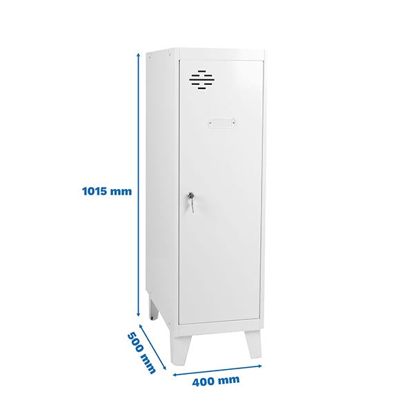 Armário Simonlocker Mon.Single Mini 915x400x500+Pernas Bl/Bl - (1015x400x500)
