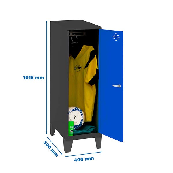 Taquilla Simonlocker Desmontable Individual Mini 915x400x500+Pie An/Az - (1015x400x500)