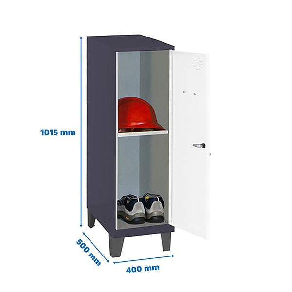 Locker Simonlocker Mon.Mini + Ban. 915x400x500+Legs An/Bl - (1015x400x500)