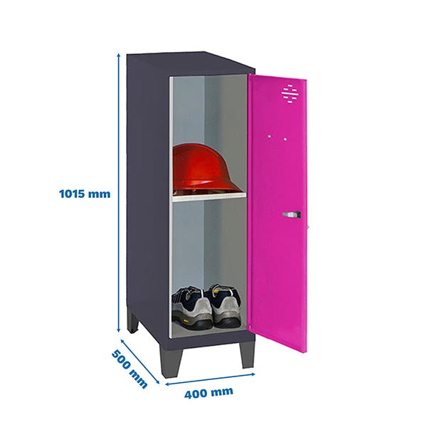 Armário Simonlocker Mon.Mini + Ban. 915x400x500+Pernas An/Ro - (1015x400x500)