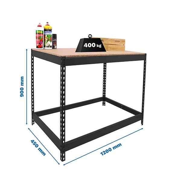 Workbench Simonwork Basic 1 901245-1 Anthracite/Wood - (900x1200x450)