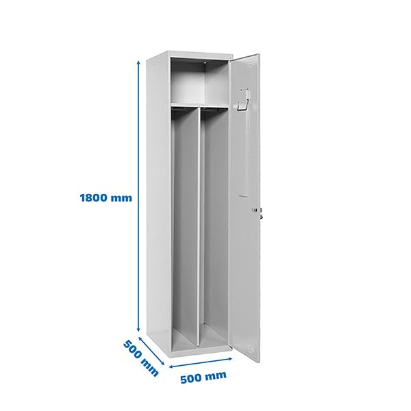 Locker Simonlocker Prof.Dism.Single-Div 1/1 500 Ini Gris - (1800x500x500)