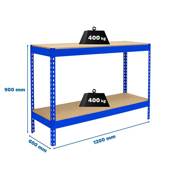 Workbench Simonwork Basic 2 901260-2 Blue/Wood - (900x1200x600)