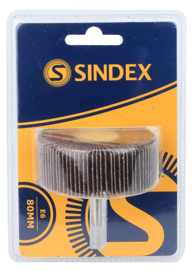 Catrabucha, tipo Disco, Ø 80mm, Espigão, Lixa Papel - SINDEX®