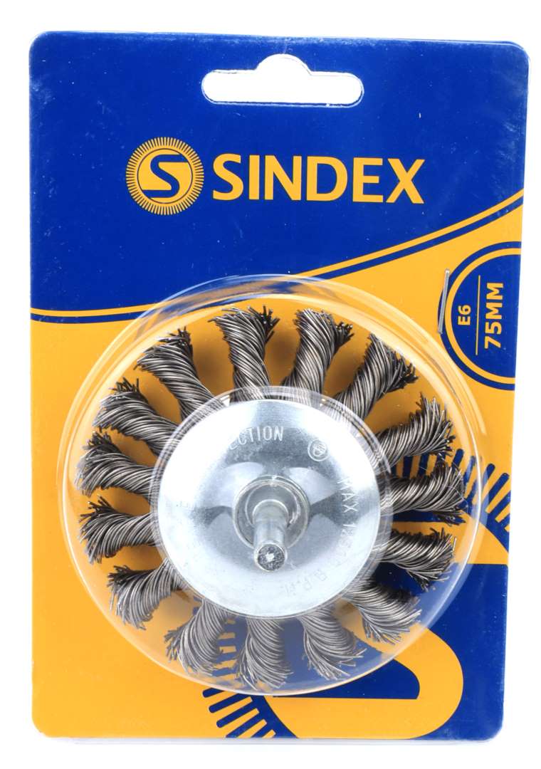 Catrabucha, tipo Disco, Ø 75mm, Espigão, Aço Entrançado - SINDEX®
