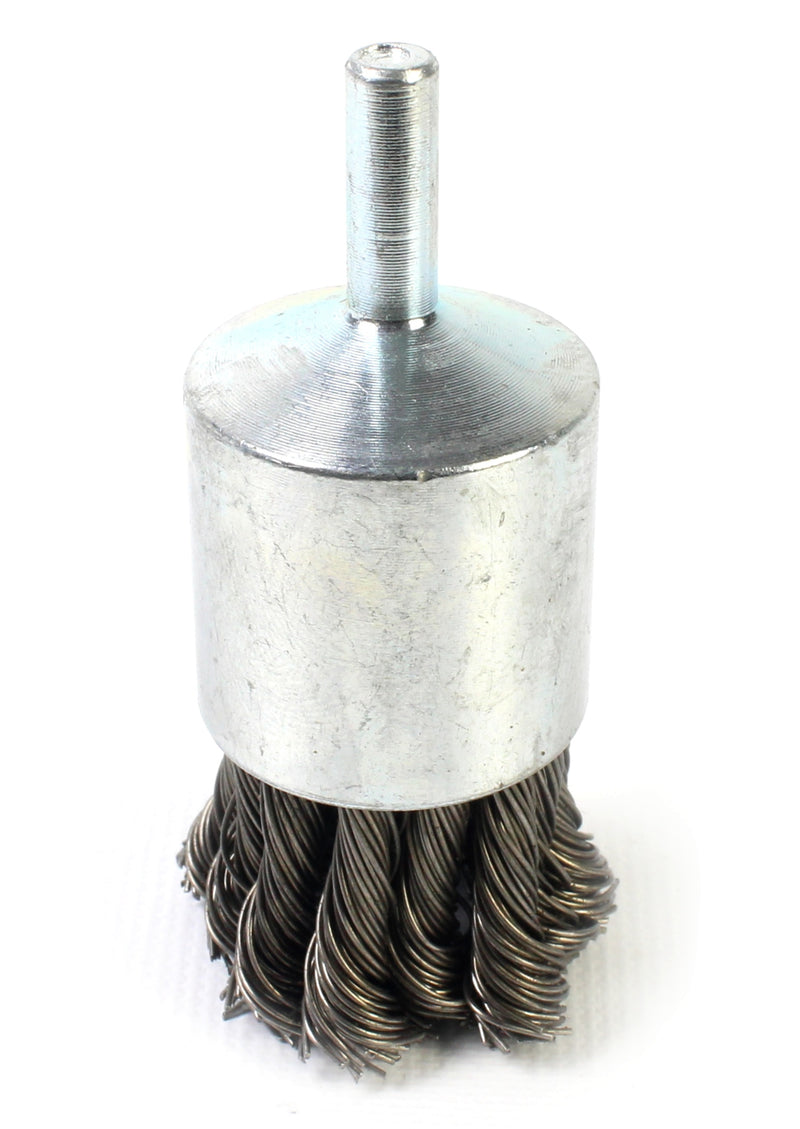 Pincel, tipo pincel, Ø 28 mm, punta, nudo retorcido de acero - SINDEX®