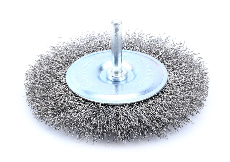 Cepillo, Tipo Disco, Ø 100mm, Púa, Inox - SINDEX®