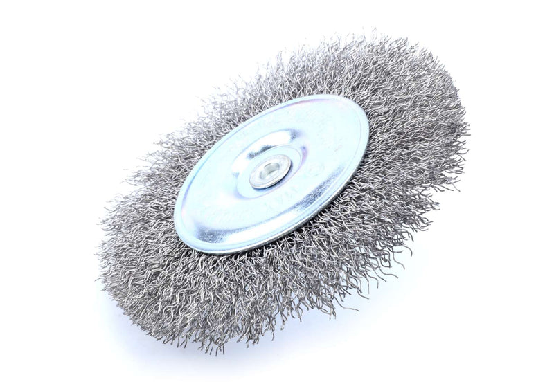 Cepillo, Tipo Disco, Ø 100mm, Púa, Inox - SINDEX®