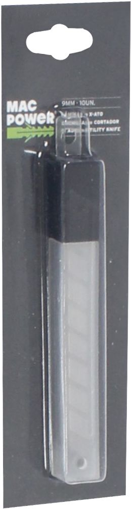 Lâminas para X-Ato, 9mm, 10Un - MAC POWER