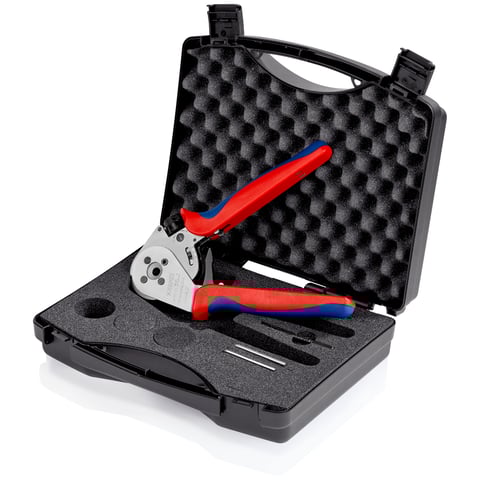 Knipex (97 52 65) Four-Mandrel Crimping Pliers for turned contacts