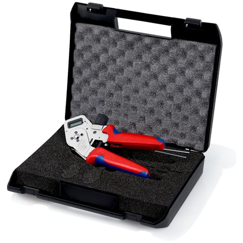 Knipex (97 52 63 DG) Four-Mandrel Crimping Pliers for turned contacts