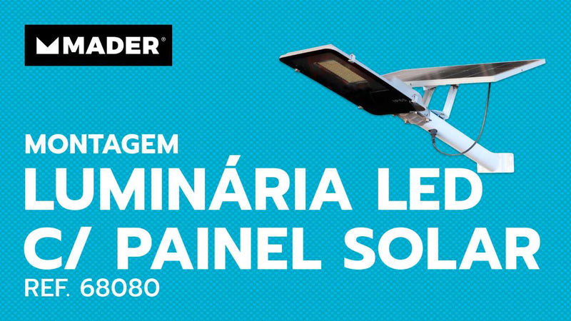 Luminária LED 780Lm, com Painel Solar