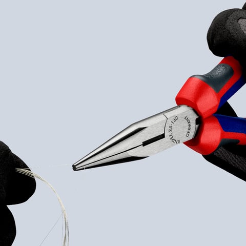Alicate de corte lateral de pontas finas Knipex (25 02 160) (Alicate para rádio)