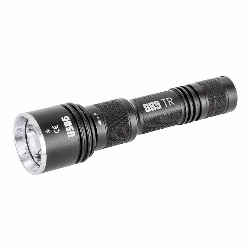USAG (889 TR) Rechargeable Led Torch In Aluminium - 600 Lumen