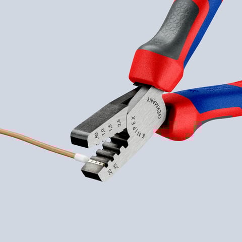 Knipex (97 62 145 A) Crimping Pliers for wire ferrules