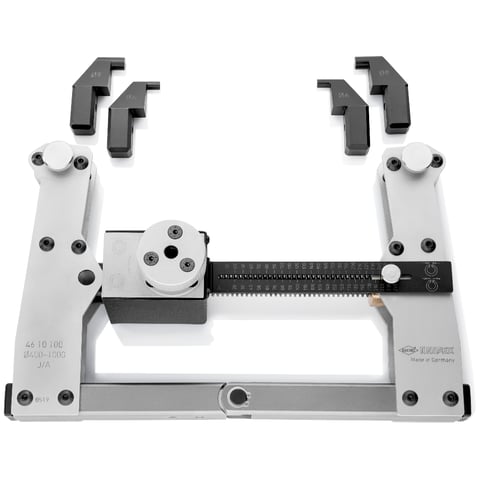 Ferramenta para anéis de retenção Knipex (46 10 100) para anéis de retenção interiores e exteriores com diâmetro nominal até 1.000 mm.