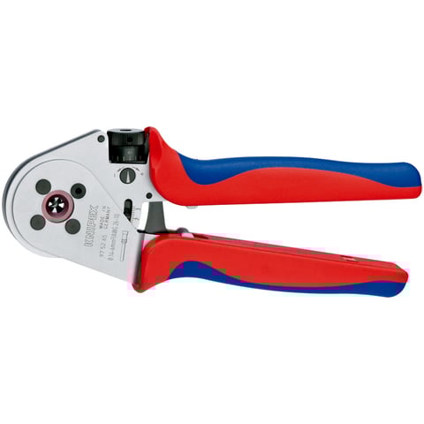 Knipex (97 52 65 A) Four-Mandrel Crimping Pliers for turned contacts