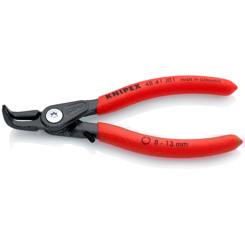 Alicate de precisão para anéis de retenção Knipex (48 41 J01) para anéis de retenção internos em furos.