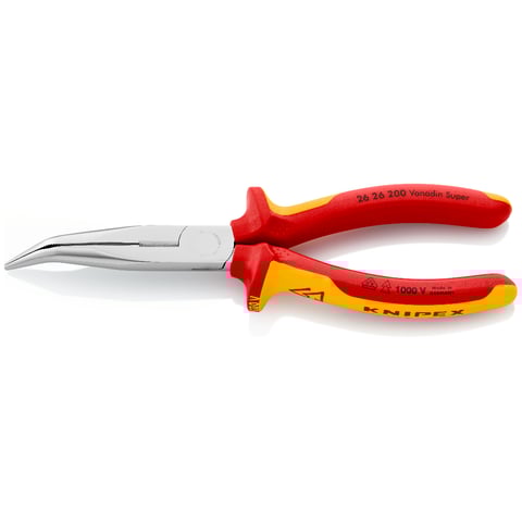 Alicate de corte lateral Knipex (26 26 200) com ponta fina (alicate de bico de cegonha)