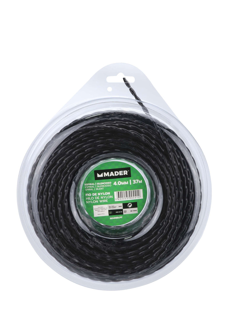 Fio de Nylon Espiral, 4.0mm, 37m